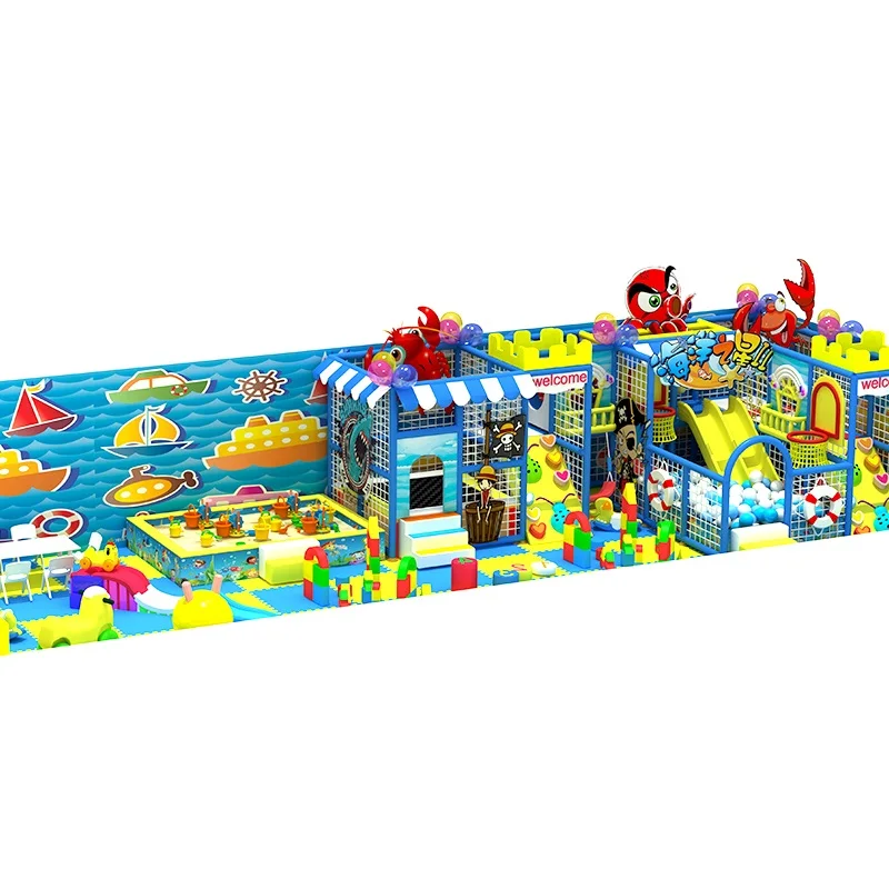 Shopping mall commercial playground toy set equipment kids indoor game play center ball pit pool