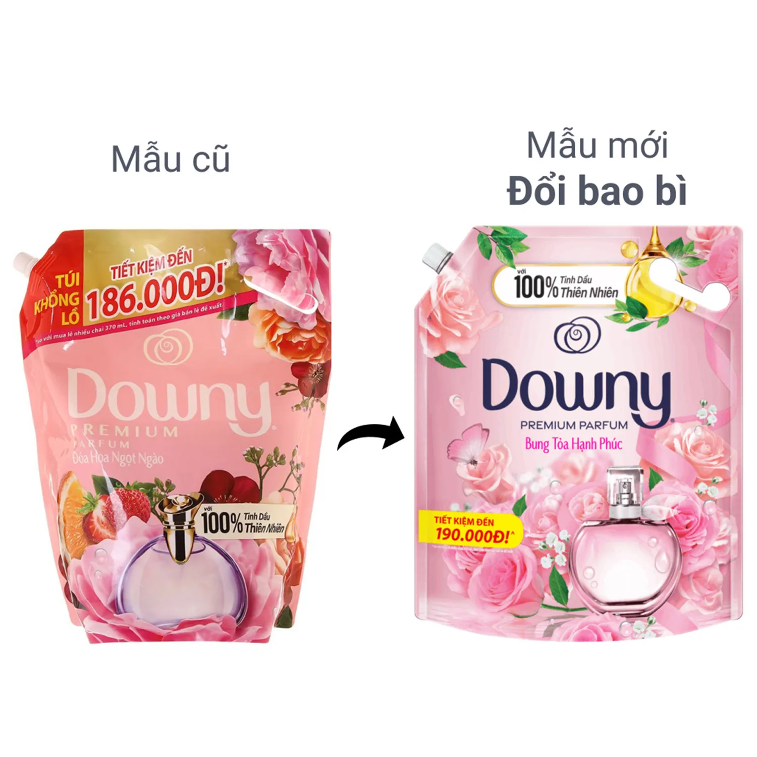 Жидкость для повышения аромата после стирки Dow-ny Blissful Blossom кондиционер кондиционера 2 л-концентрированный смягчитель белья