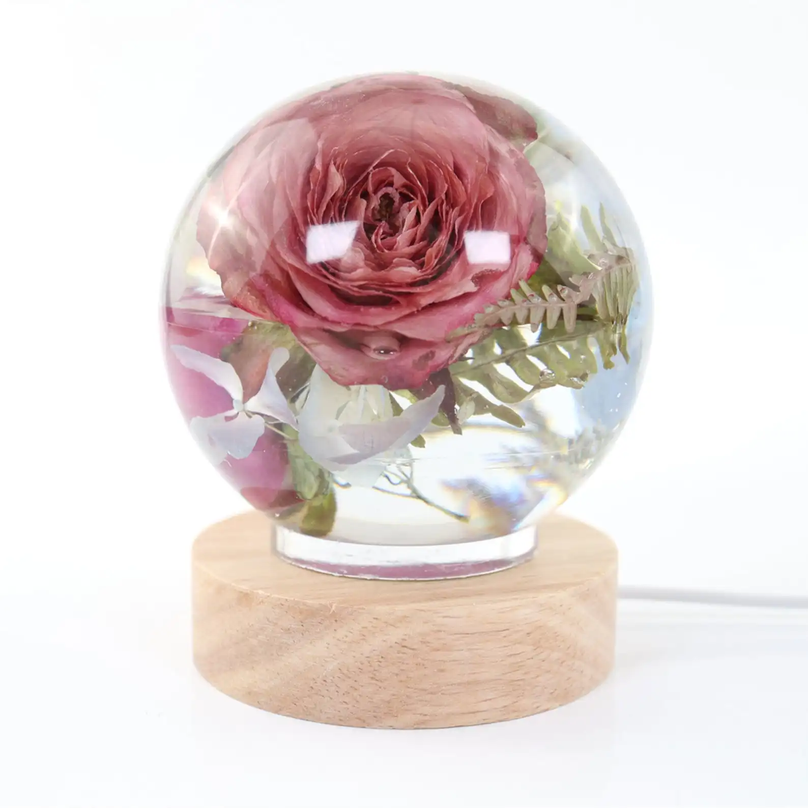 Large Resin Ball 60mm -120 mm ball silicone molds ,Epoxy Resin art for preserved flower , Resin Led Lamp Home Decor