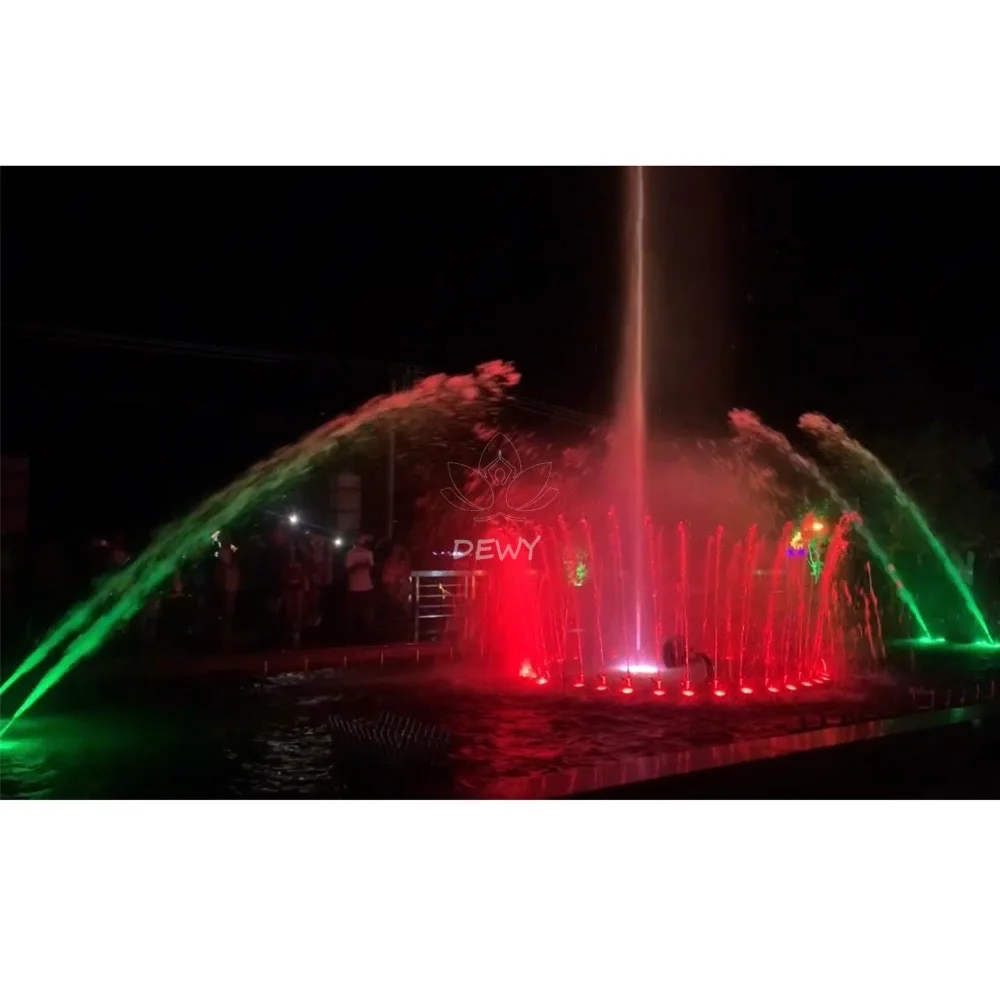 Филиппины Музыкальный танцевальный проект фонтана с водой