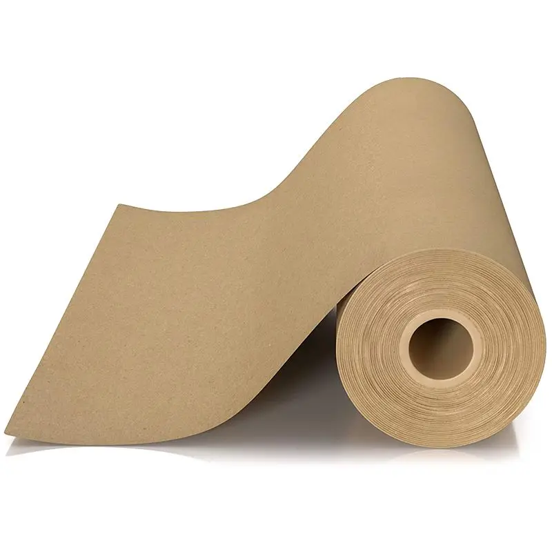 High Quality MG kraft paper jumbo roll virgin wood pulp high strength paper reels Brown Virgin Kraft Paper Roll