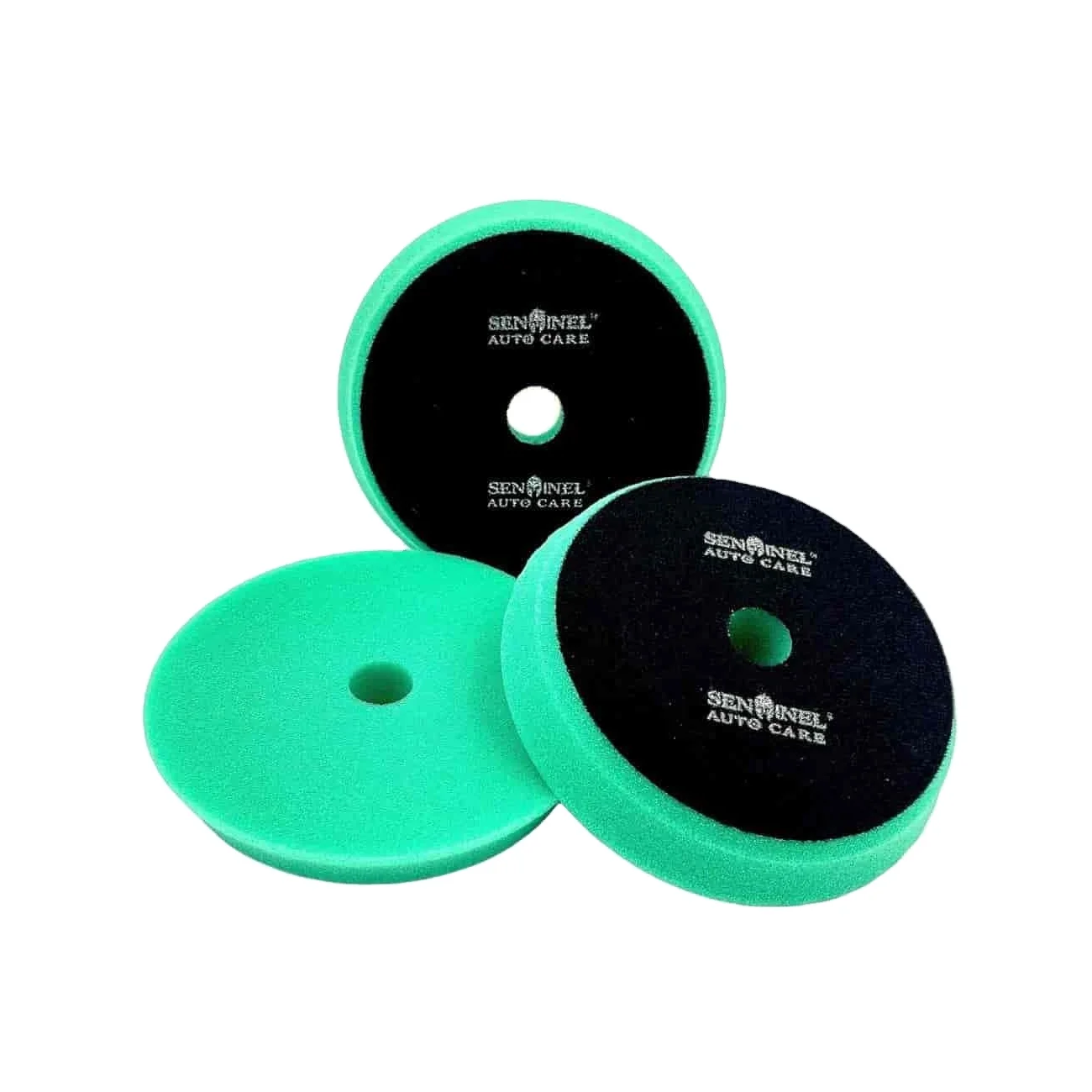 OEM Service Polishing Autocare Singapore Manufacturer 5 inch Coarse Foam Pad (Green Color) In Pack Bundle Carton Packaging