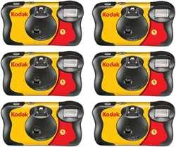 KODAK FunSaver Disposable Film Camera KODAK Funsaver One Time Use Single Film Camera with Flashlight and 39ps Films
