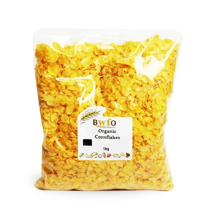 Hot Selling Tasty Organic Gluten Free Corn Crispy Flakes Cereal Healthy Breakfast Flakes Cereal