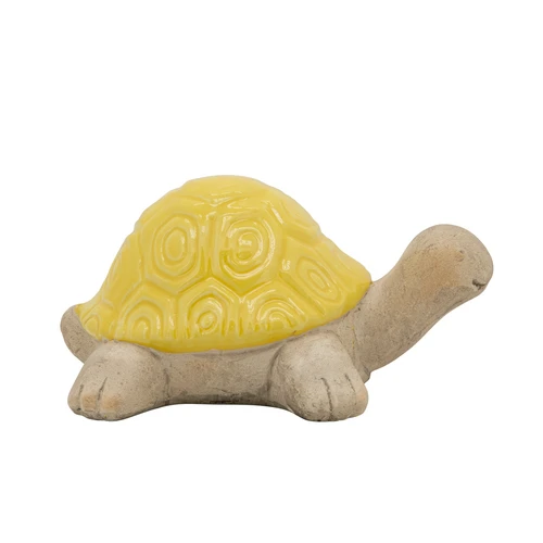 Sagebrook Home 10 Inch Ceramic Tortoise Yellow Color Premium Quality Wholesale Supplier