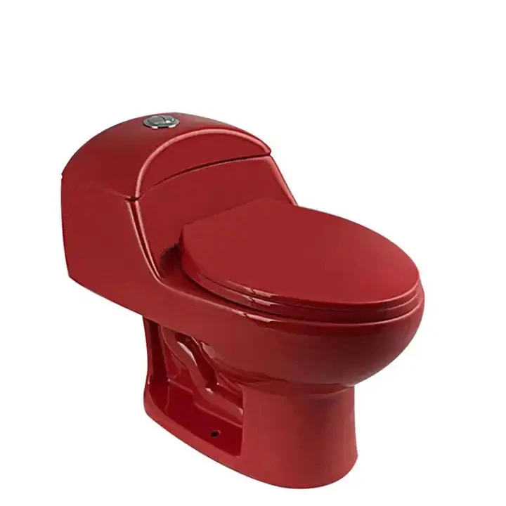 2023 New Toilet Colorful Colored Inodoro Wc Commode Ceramics Toilet One Piece Sanitary Ware Toilet