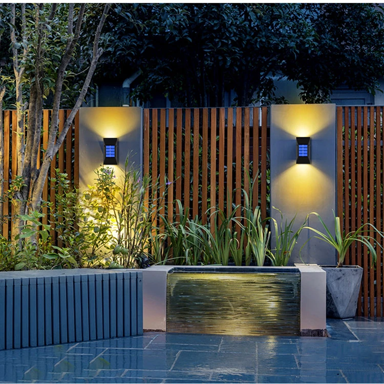 Led Solar Garden Light 600mAh Battery Solar High Quality Wall Light 2V House Lamp IP65 For Led Light Outdoor Park Decoration