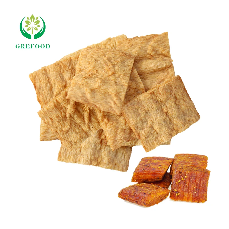 Grefood Wholesale high quality textured vegetable protein MUI TVP Snack Food TVP textured soy protein for snack food