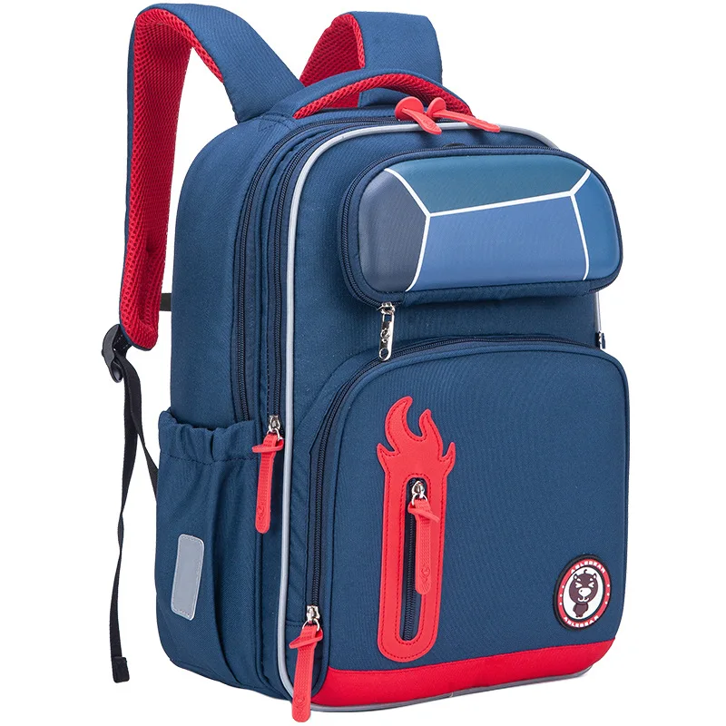 Suitable For Grades 1-9 Children Orthopedic School Backpack Boys School Bags Girls Waterproof Backpacks Kids Satchel Schoolbgs