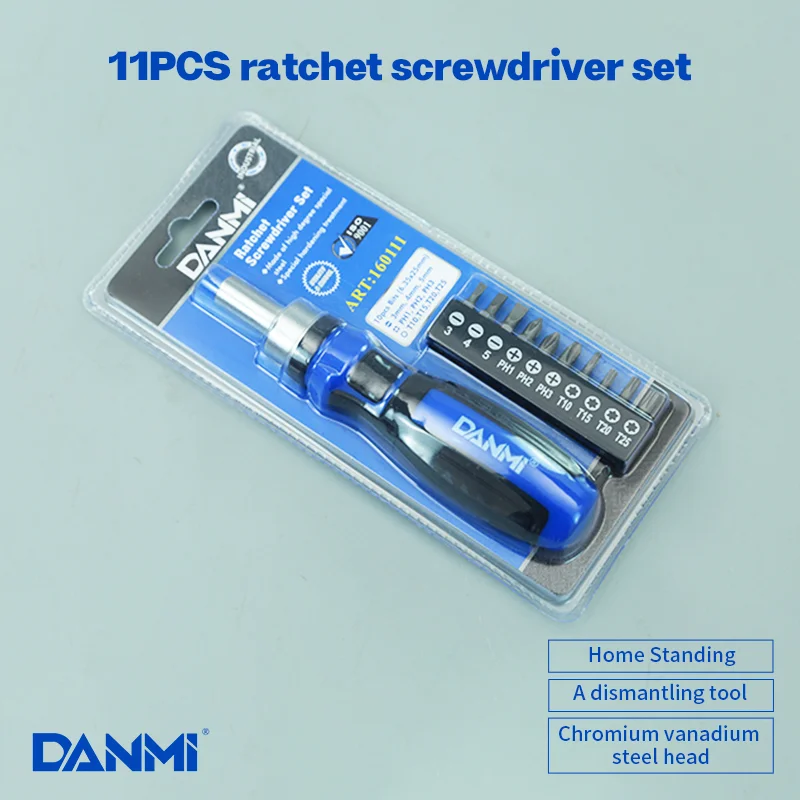 DANMI  Wholesale 11 in 1 Precision Screwdriver Set Professional CVR Screwdriver Bits Set