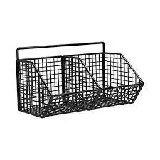 Storage 	Wire Mesh Basket Kitchen Basket For Multipurpose Item Metal Square Fruit Basket Stainless Steel Wire Mes
