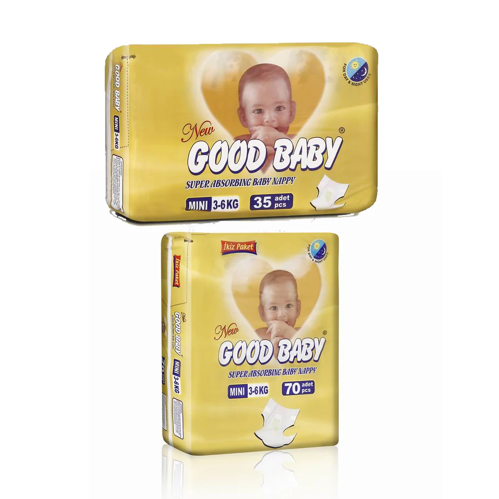 Waterproof Good Baby Dry Surface Super Absorbing Baby Diaper Mini 3 to 6 kg  20 Nappies Good Baby Diapers
