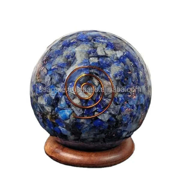 Super  Quality lapis lazuli Orgone Spheres  Wholesale Orgone Spheres  Gemstone Orgone Spheres