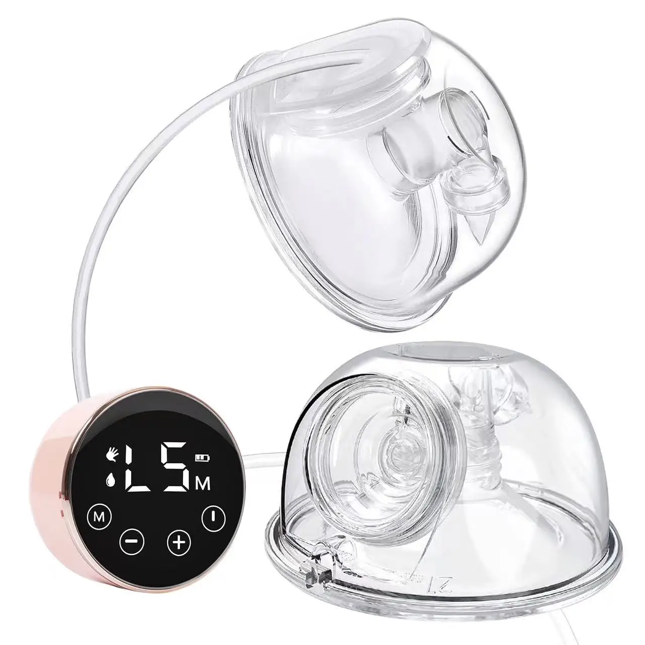 Dearbaby big anlykiss silicone flange romo health double adult electric breast pump can be worn wearable hands free digital