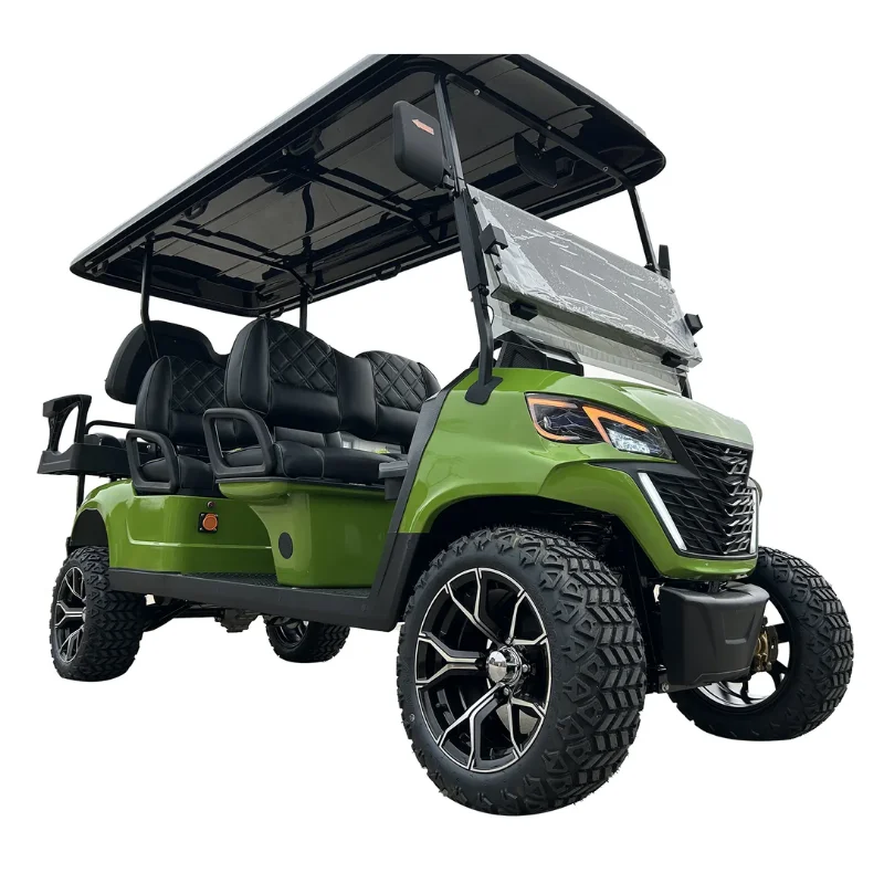 BEST SELLER Minor Customization 6 Seater Golf Club Car 48v 72v 4x4 Lithium Battery Hunting Electric Golf Cart Off Road