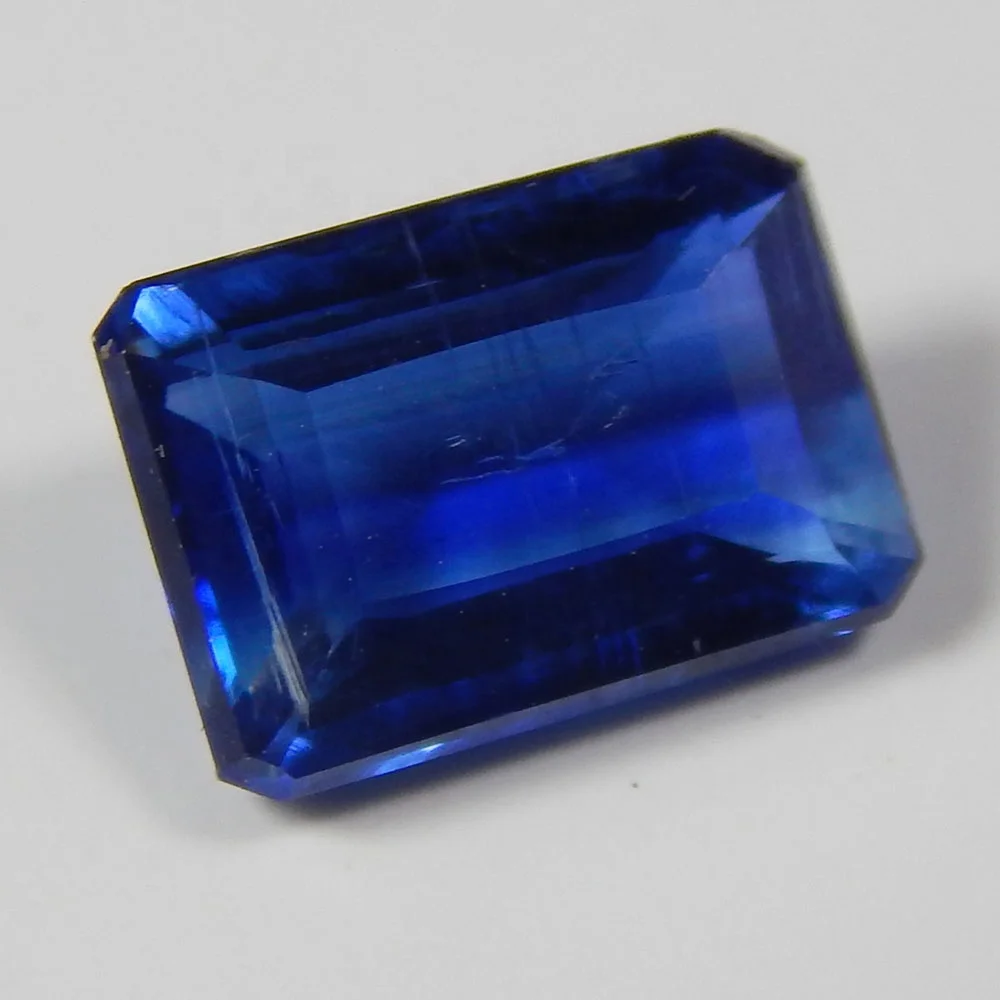 Loose Gemstone Blue Kyanite Octagon Shape Cushion Faceted Cut Gemstone For Jewellery Making