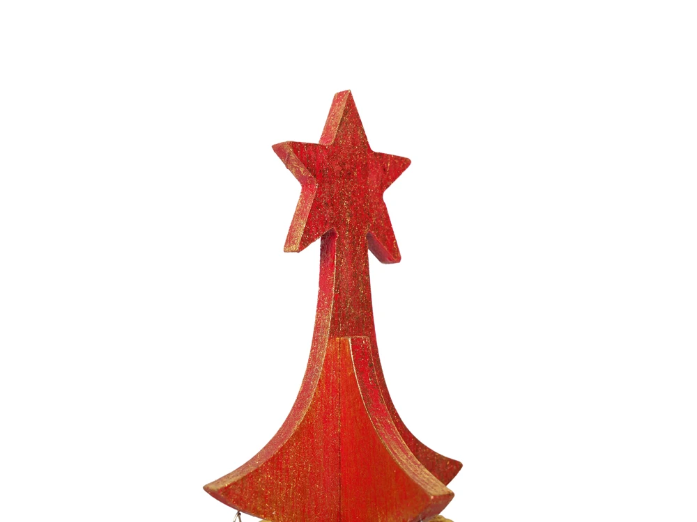 Mini Wooden Christmas Tree Home Decoration, Unique Wooden Wholesale Christmas Tree Hanging Decoration