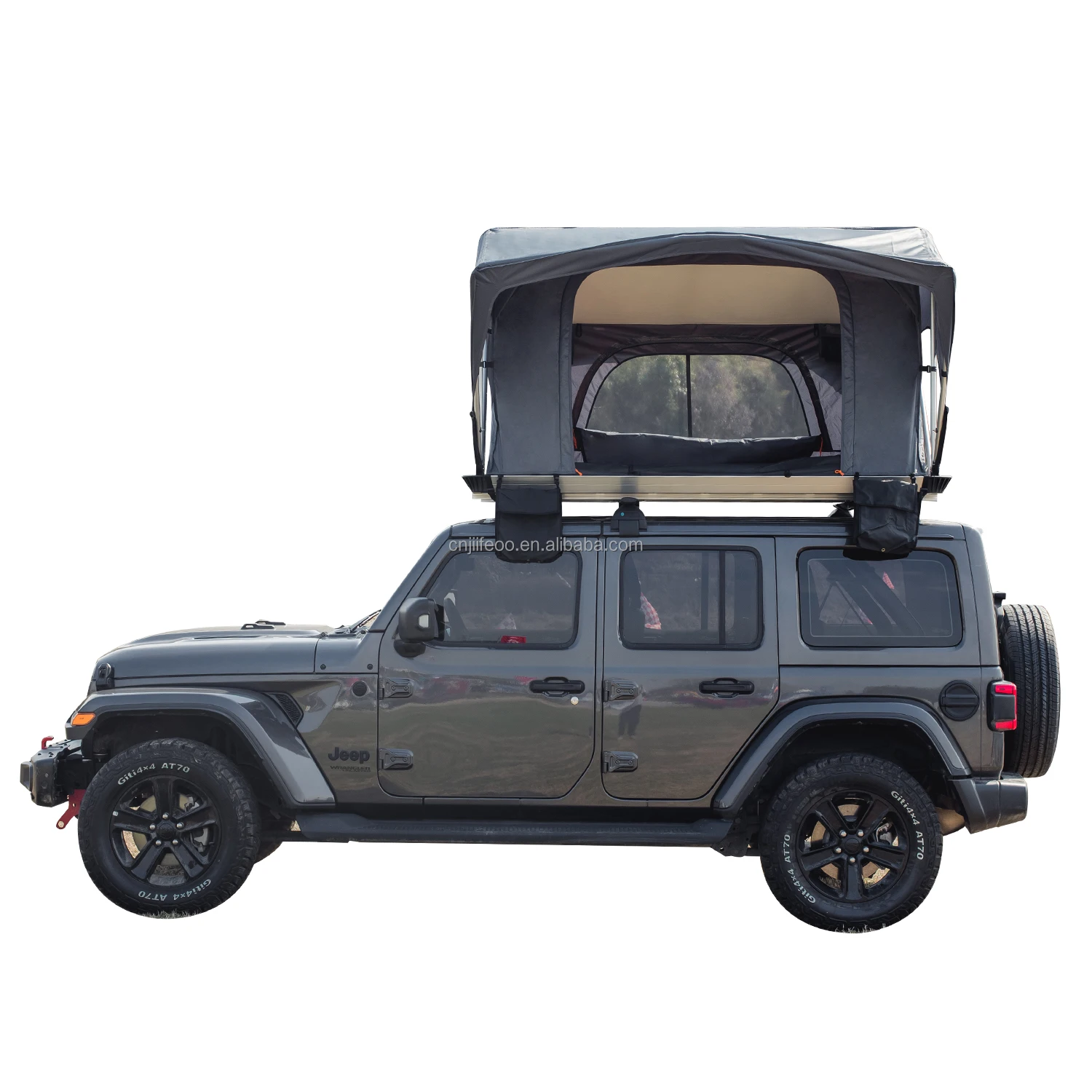 DIY Car Roof Tent Lightweight Camping Roof Tent Off-road Pickup Truck Travel Trailer Camping Tent 1-2 People Waterproof