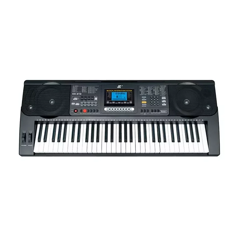 High Standard TMW MK-812 Portable LCD Display Function 10 Demonstration Songs Electrical Keyboard Organ with Good Packaging