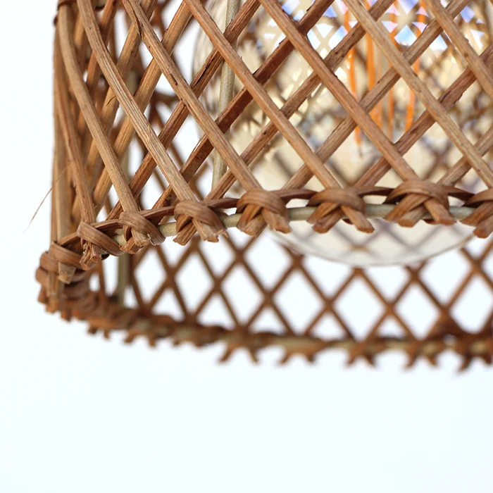 Vietnam high quality products teahouse home decor rattan lighting pendant marble pendant light contemporary pendant lighting