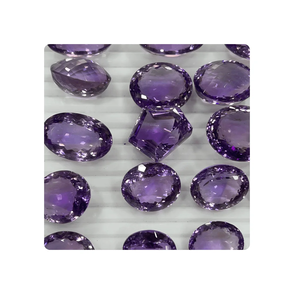 Hot Selling Excellent High Quality Dark Pink Amethyst Cut Stone Wholesale Lot Customize Natural
