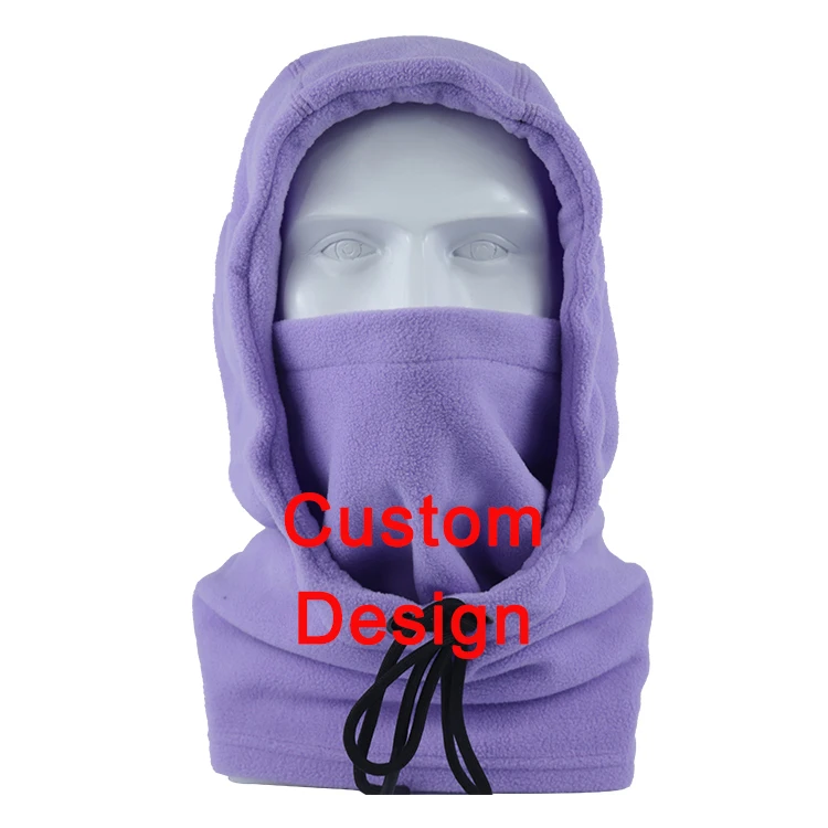 Производители прямых изготовленным на заказ логосом из Полар-флиса Балаклава Вышивка Теплая ветрозащитная Лыжная Балаклава для зимы