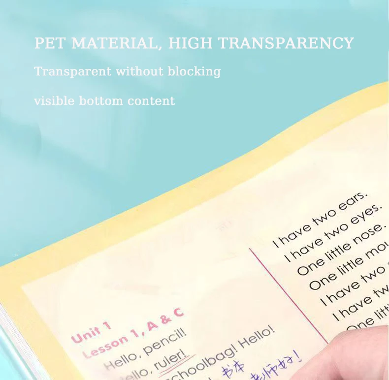 Wholesale Transparent Sticky Notes 3x3 Inch Waterproof Self-Adhesive Translucent Sticky Note Pads For Bible Study