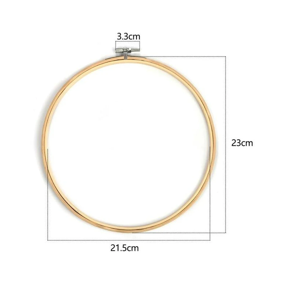 Ring Embroidery Hoops Mini Wooden Cross Stitch Hoop Mini Round Wood Hoops For Frame Craft And Hanging