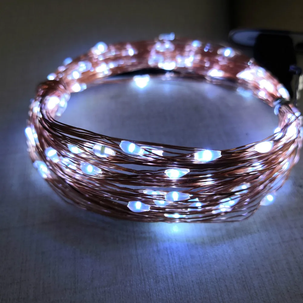 Longstar USB Copper Wire Light String Christmas Day Wedding Arrangement Decoration LED Copper Wire