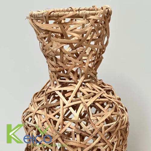 Natural Transparent Handmade Rattan Vase Color Feature for Home Decoration Made in Viet Nam from Keico