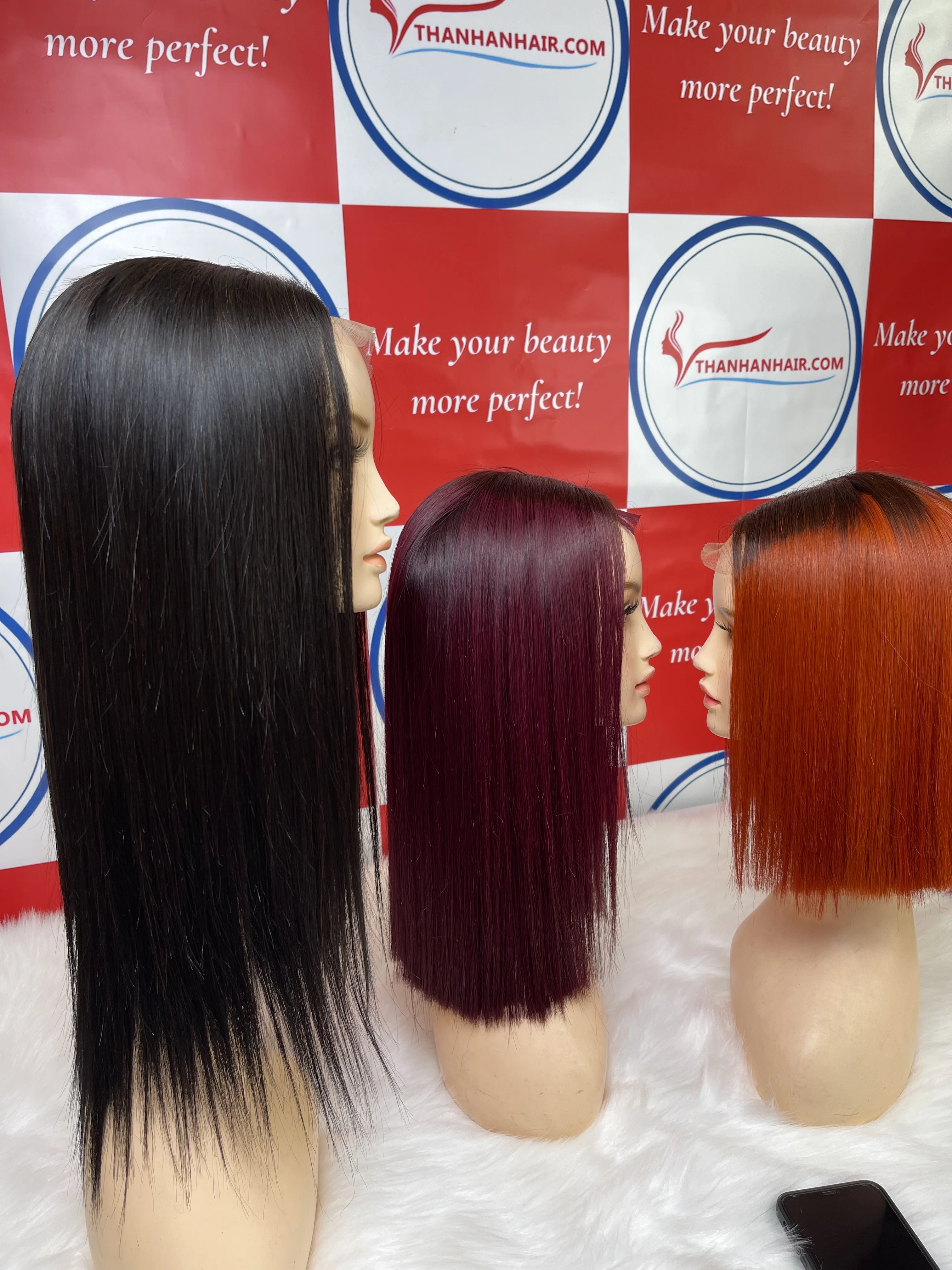 BEST BEAUTY! high quality Wig Hair Extensions Easy to Apply hd lace fit on your skin Ready to Ship