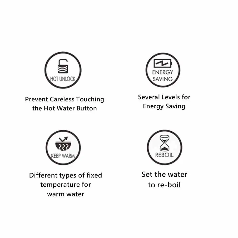 Industrial hot warm ice maker water dispenser