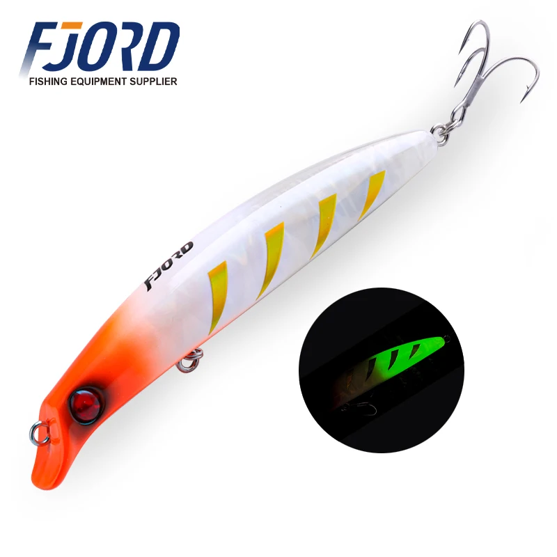 FJORD 120mm 23g Minnow Lure High Quality Sea Fishing Floating Jointed Lure for Salmon and Bream in River Lake Stream