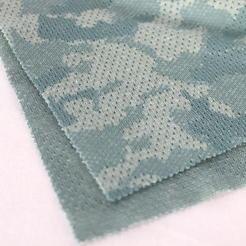 RECYCLE PET Sustainable Waste Eco Friendly melange heather breathable circular knit for garment apparel casual wear