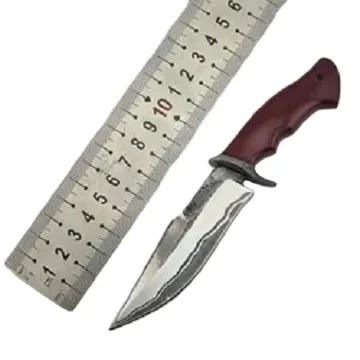High Quality Mirror Polished Outdoor Knife Fixed Blade Short Knife Camping Hunting Self Defense Knife