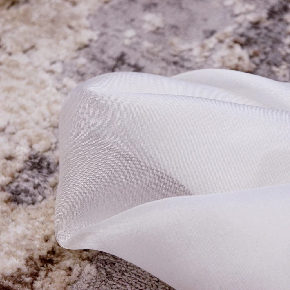 New Design Pure Organza Fabric Soft and Lightweight for Suits Blouses Dresses Custom Packaging Available Woven Technics