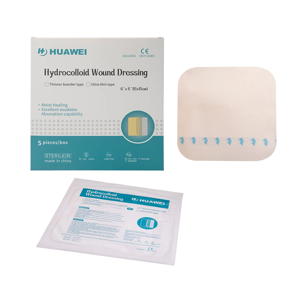 Buy Dressing From Huawei Waterproof thin Hydrocolloid on Infected Wounds hydroactive dressings