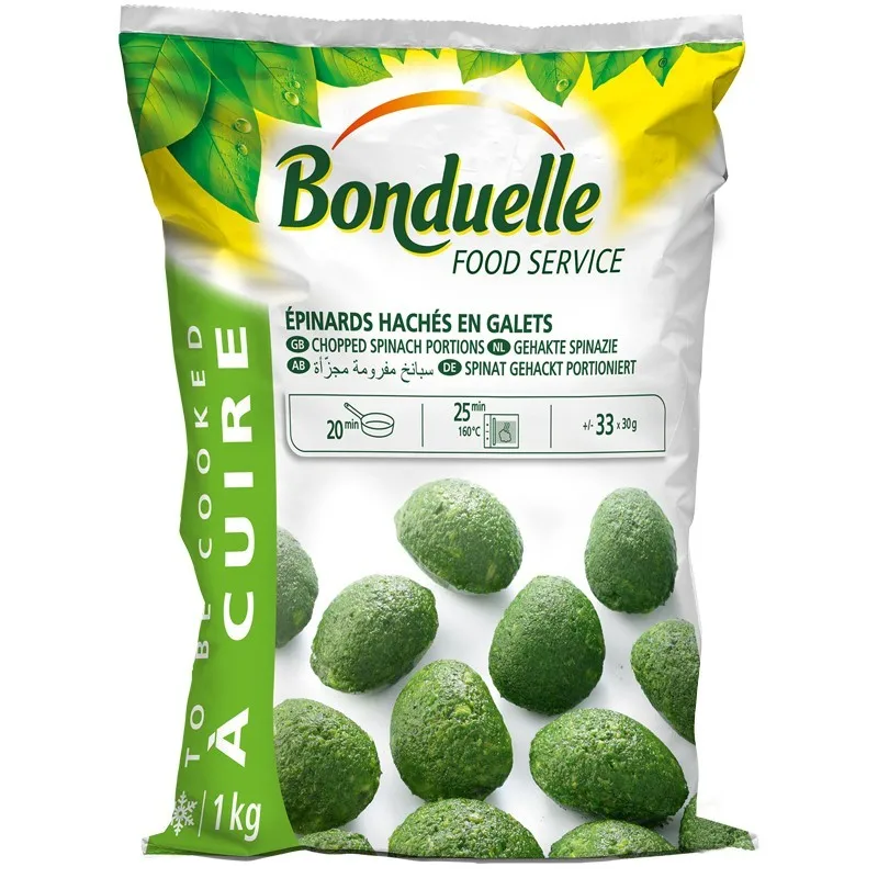 Frozen Vegetables Hot Selling High Nutritious Green Bonduelle Delicious Frozen Spinach at Wholesale