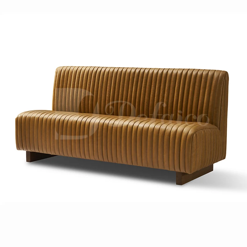 Hot Selling Restaurant Booth Seat Retro Sofa Sets Cafe Bench Seating Colorful Restaurant Furniture for Sale