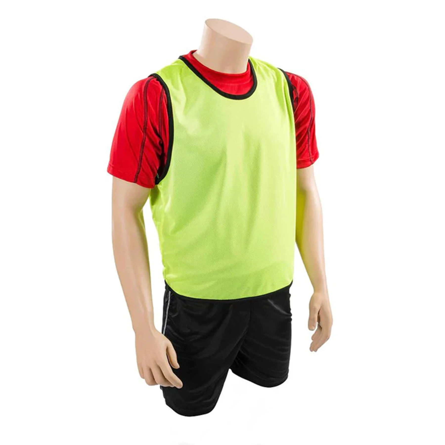 Mesh Scrimmage Team Practice Bibs Pinnies Jerseys Soccer Uniform Training Vests for Sports Bag Green Kids Orange Accessories OEM