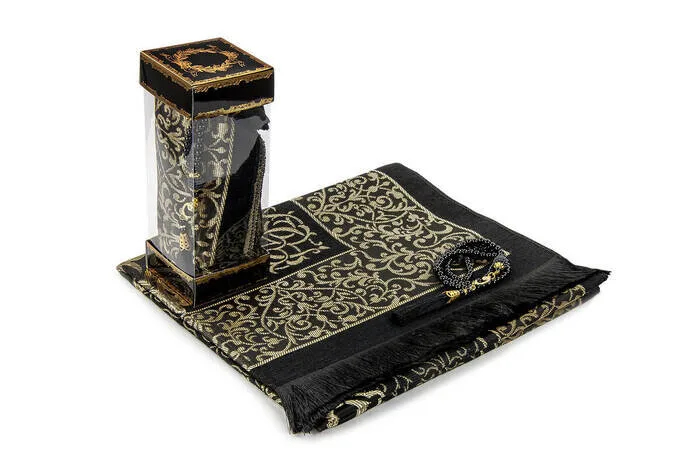 Taffeta Prayer Mat Tasbeeh Gift Set Islamic Gifts Set Tasbeeh Rosary Sajjadah Muslim Traditional Dhikrmatic Namaz Islam