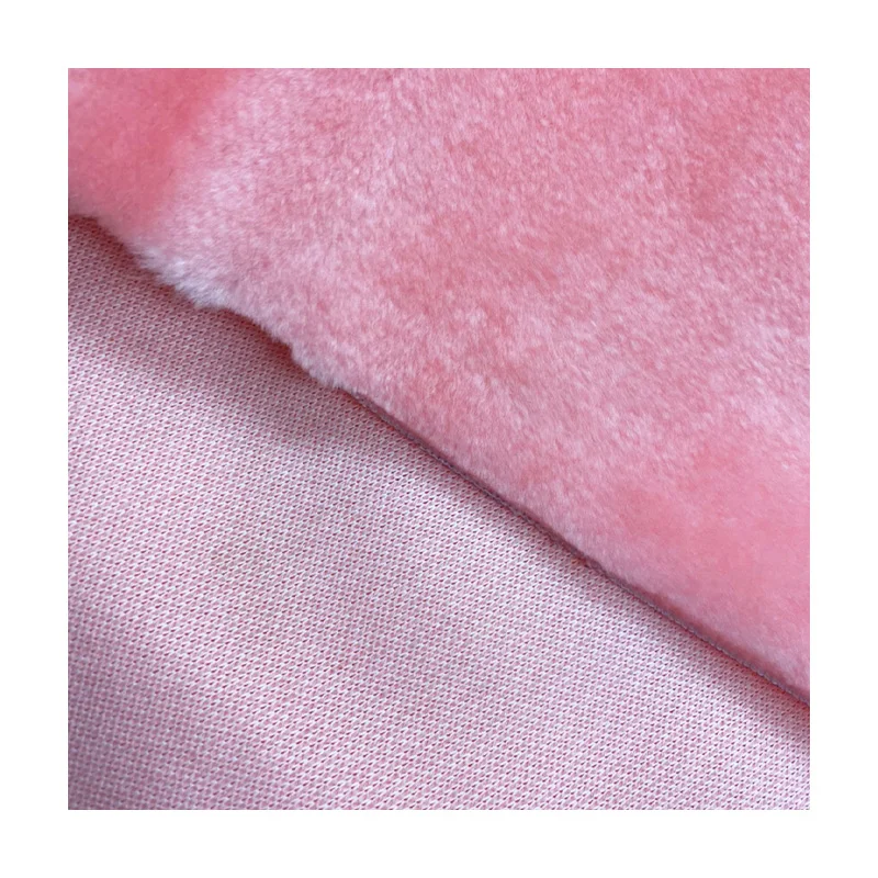 New Product High Quality 100% Acrylic Knitted Fabric For Paint Roller Brush Pink Color Short 6mm