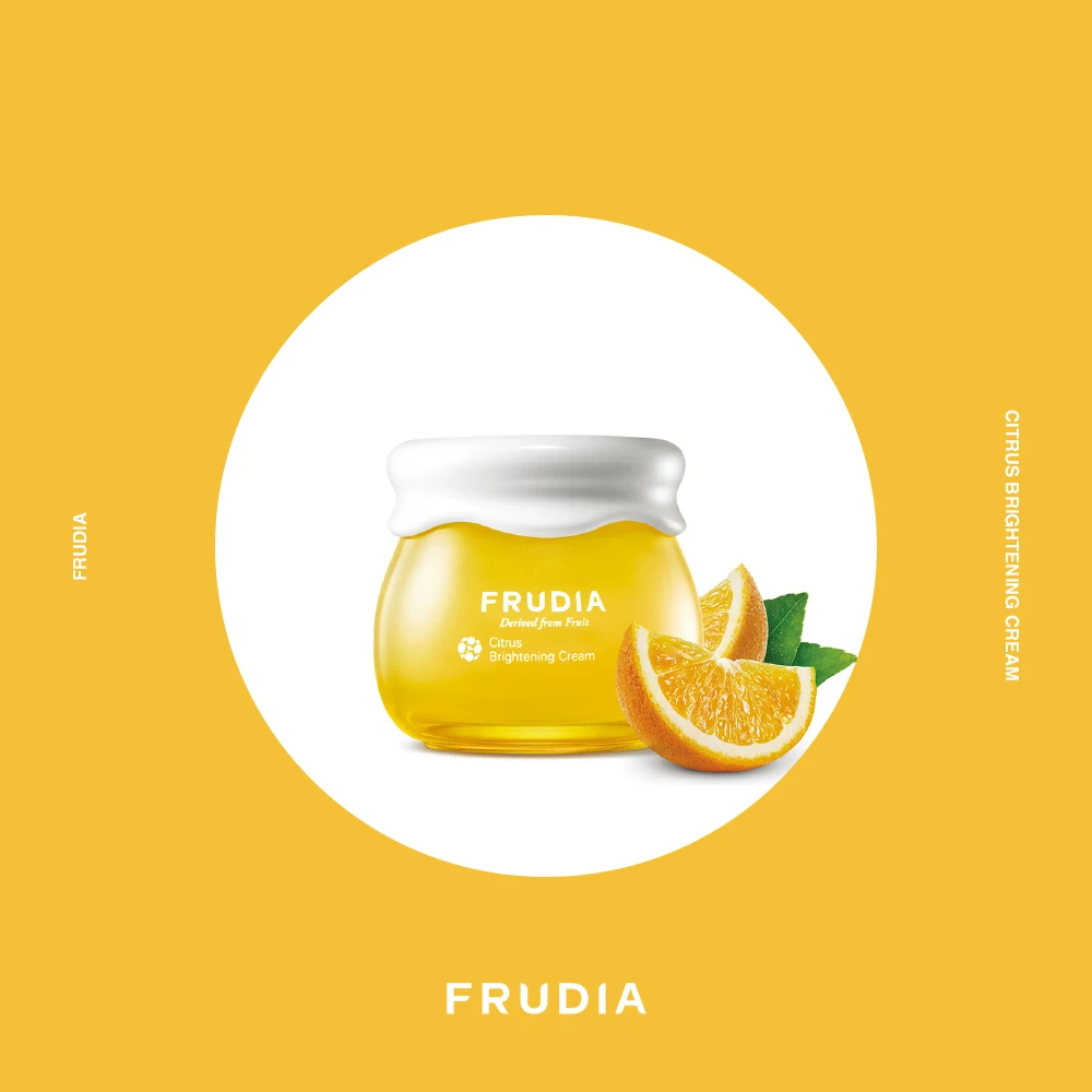 Vegan beauty Brightening Citrus Face cream for all skin type Sebum improvement Korea cosmetic Clean beauty glow care