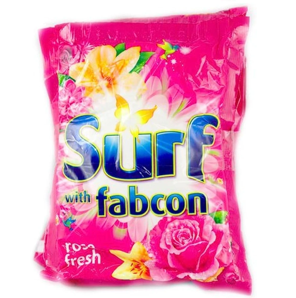 Surf Detergent Rose Fresh 12x800g washing powder for clothes bags powder type long lasting scent high quality
