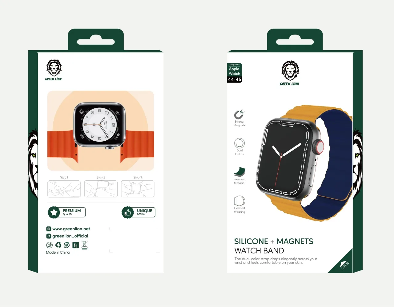 Силиконовый магнитный ремешок для часов Green Lion, высокое качество, Лучшая цена, новый продукт, модный ремешок для часов apple