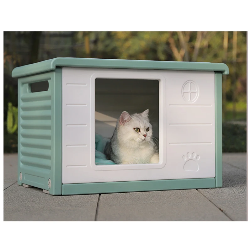 Fashion new cheap waterproof folding plastic indoor small dog bed cat bunk beds pet bed funny