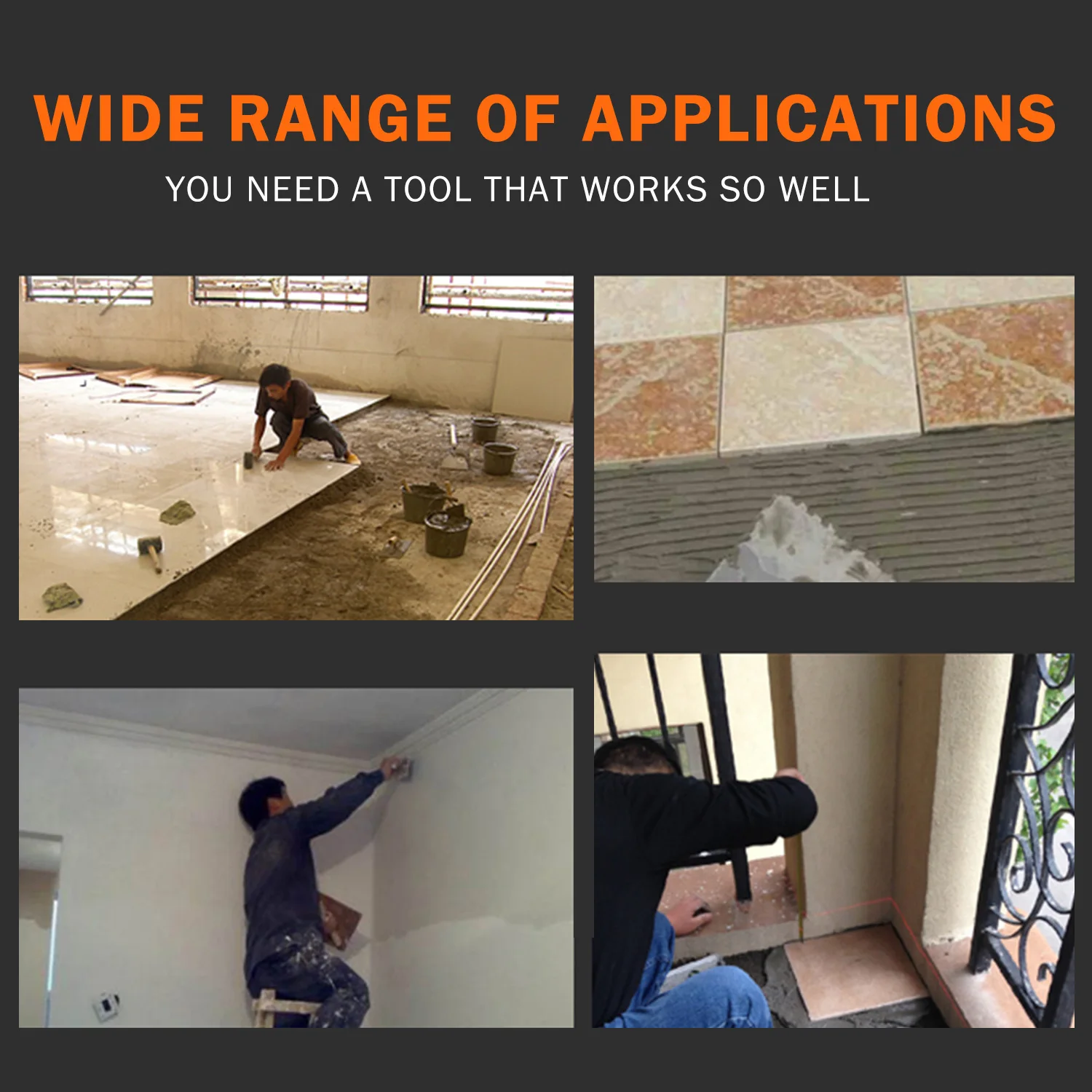 KSEIBI High Quality EVA Plastering Trowel/Black 10x23cm With Plastic Handle