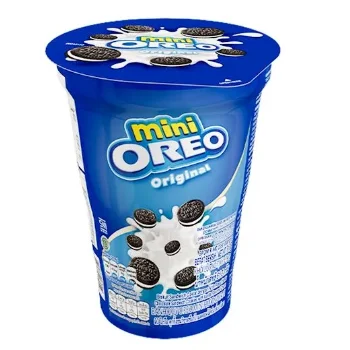 Biscuit Original Indonesia Sandwich Biscuit Mini Oreo Cup with Chocolate Strawberry Vanilla Cream Oreo