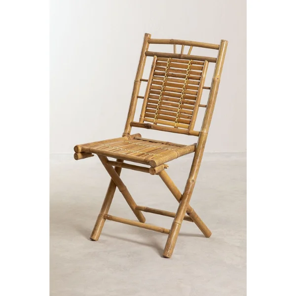 Outdoor Furniture Foldable Dining Bamboo Chair for Entry Weddings Parties Events Banquets & Wine Cellars Rental for Companies