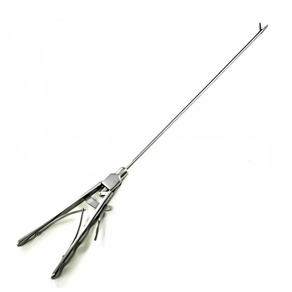 SINUS NEEDLE HOLDER V TYPE 5 X 330MM LAPAROSCOPY LAPAROSCOPIC ENDOSCOPE FORCEPS        MGI-312